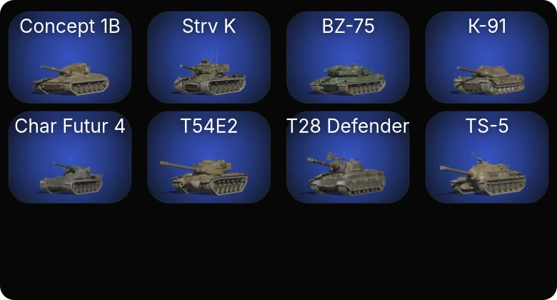 Танки Блиц — 24 Топа | Strv K | Concept 1B | Объект 260 | Объект 777 Вариант II 