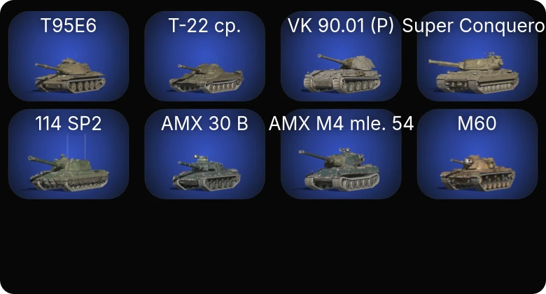 Танки Блиц — 63 Топа | Крушитель | Уничтожитель | AMX 30 B | Carro da Combattimento 45t 