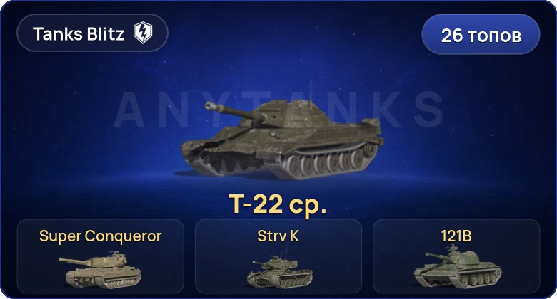 Танки Блиц — 26 Топов | Т-22 ср. | Объект 777 Вариант II | Объект 260 | Kampfpanzer 50 t 