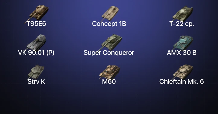 Танки Блиц — 22 Топа | Крушитель | Уничтожитель | AMX 30 B | Carro da Combattimento 45t 