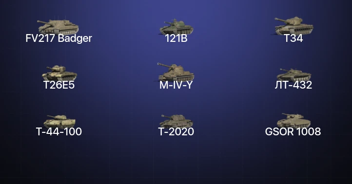 Танки Блиц — 5 Топов | FV217 Badger | 121B 