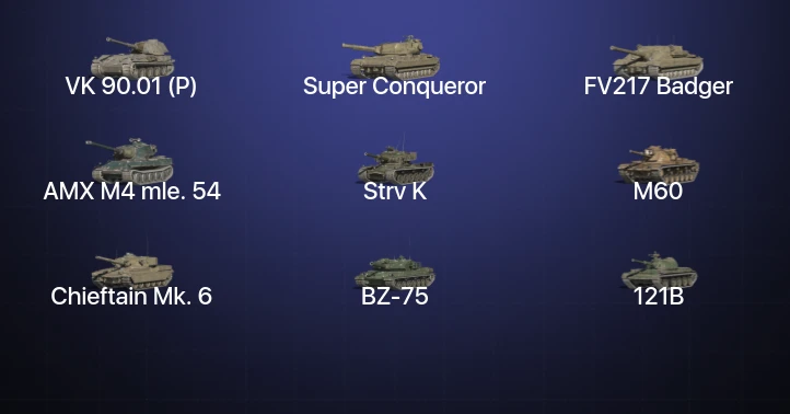 Танки Блиц — 51 Топ | Объект 907 | Объект 260 | Kampfpanzer 50 t | VK 90.01 (P) 