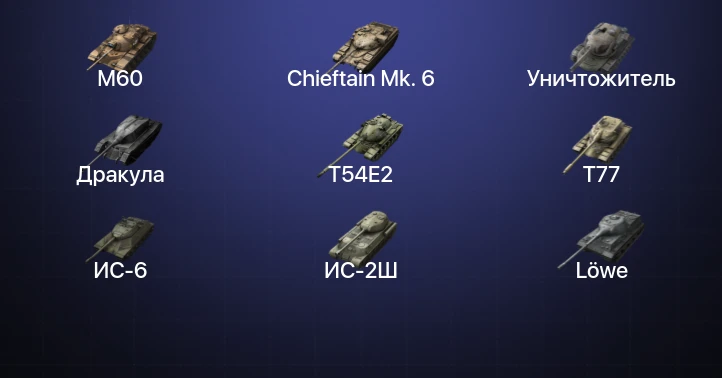 Танки Блиц — 4 Топа | M60 | Chieftain Mk. 6 | Уничтожитель 
