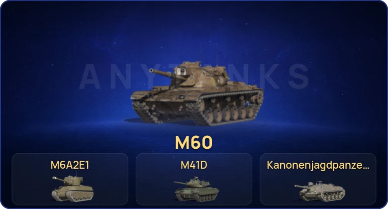 Танки Блиц — 1 Топ | M60 