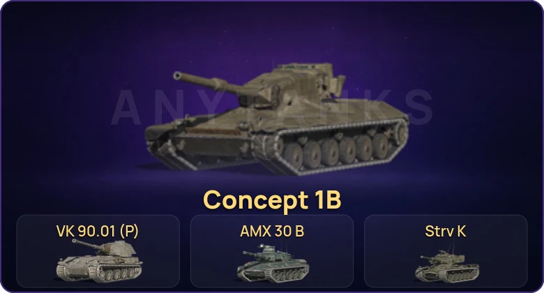 Танки Блиц — Неактив | 33 Топа | Крушитель | AMX 30 B | Strv K | VK 90.01 (P) 