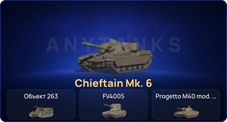 Танки Блиц — 20 Топов | Chieftain Mk. 6 