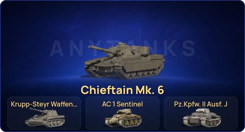 Танки Блиц — 1 Топ | Chieftain Mk. 6 