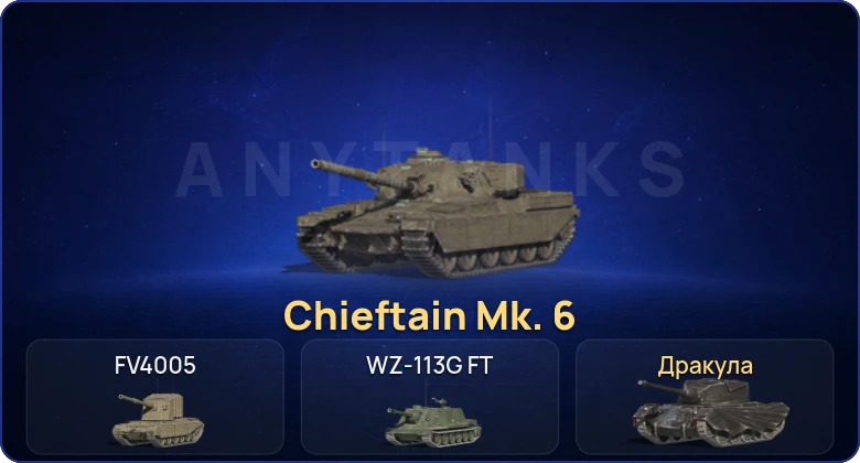 Танки Блиц — 3 Топа | Chieftain Mk. 6  | Смена пароля