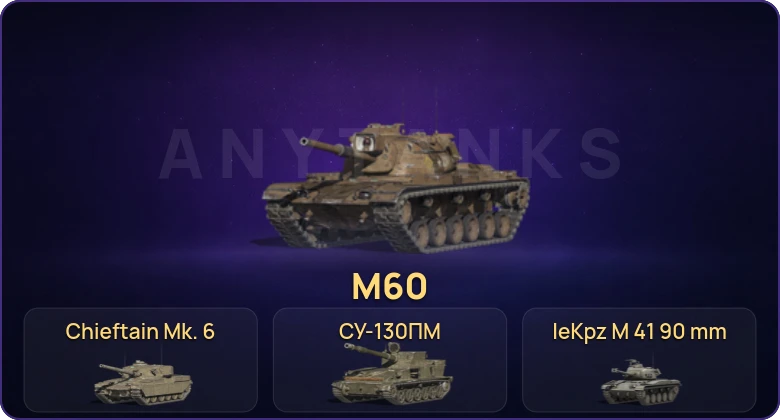 Танки Блиц — Неактив | 2 Топа | Chieftain Mk. 6 | M60 