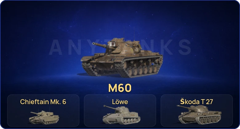 Танки Блиц — 2 Топа | Chieftain Mk. 6 | M60 