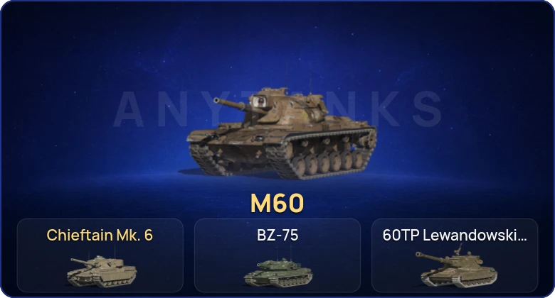 Танки Блиц — 9 Топов | Chieftain Mk. 6 | M60 
