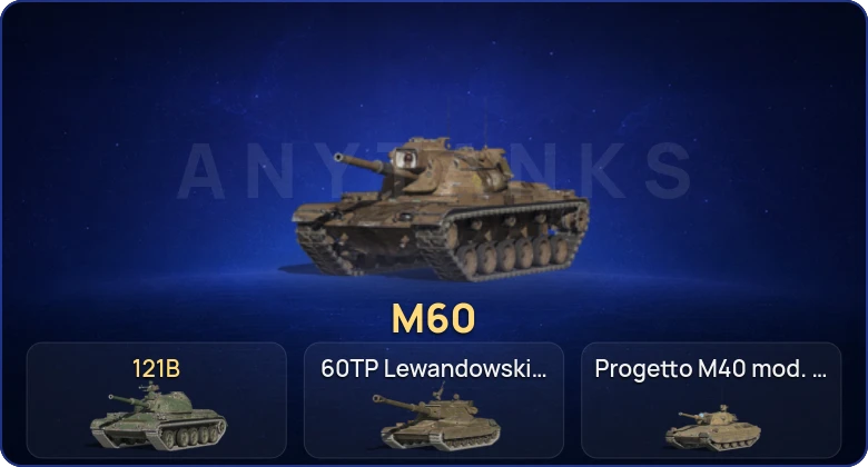 Танки Блиц — 18 Топов | M60 | 121B  | Смена пароля