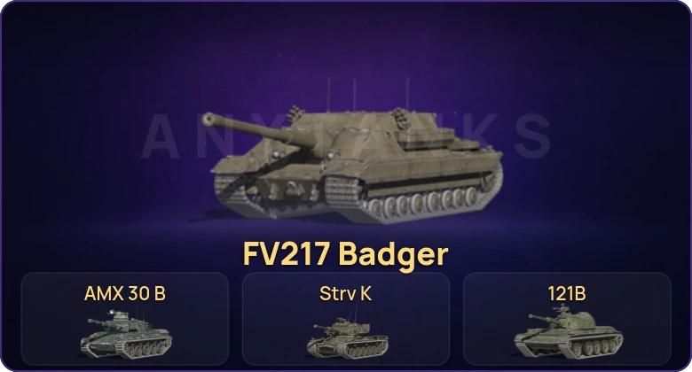 Аккаунт Танки Блиц: Неактив | 13 Топов | Крушитель | Уничтожитель | AMX 30 B | Strv K 