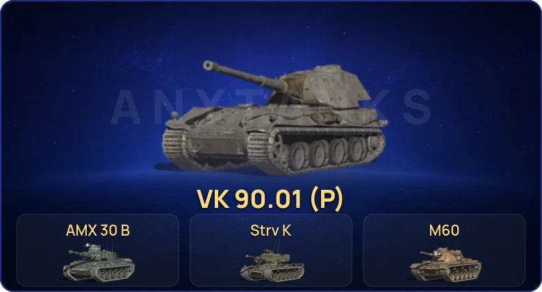 Танки Блиц — 17 Топов | Крушитель | AMX 30 B | Carro da Combattimento 45t | Strv K 
