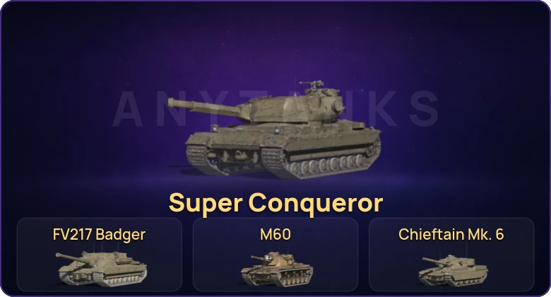 Tanks Blitz (RU) — Неактив | 18 Топов | Крушитель | FV217 Badger | 121B | Chieftain Mk. 6 