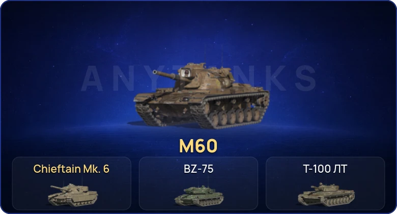 Танки Блиц — 12 Топов | M60 | Chieftain Mk. 6 