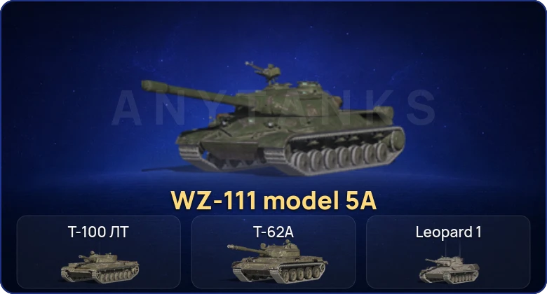 Танки Блиц — 6 Топов | WZ-111 model 5A 