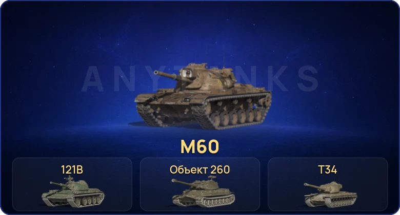 Танки Блиц — 3 Топа | 121B | M60 | Объект 260  | Смена пароля
