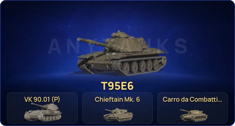 Танки Блиц — 14 Топов | Carro da Combattimento 45t | T95E6 | VK 90.01 (P) | Объект 907  | Смена пароля
