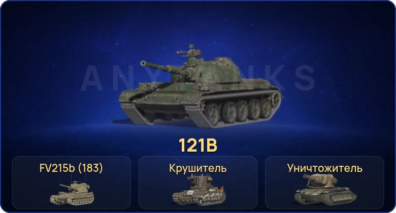 Танки Блиц — 2 Топа | Крушитель | Уничтожитель | 121B 