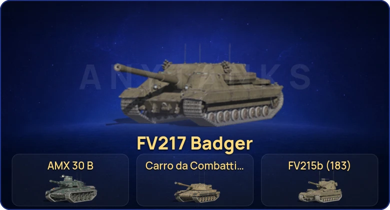 Танки Блиц — 13 Топов | Объект 777 Вариант II | FV217 Badger | AMX 30 B | Carro da Combattimento 45t 