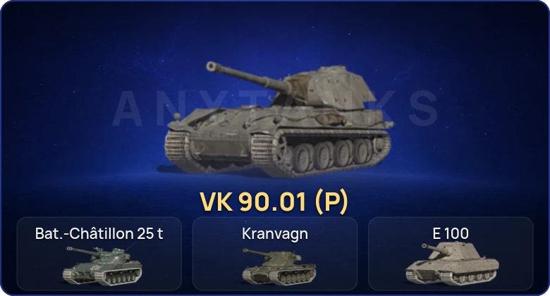 Танки Блиц — 8 Топов | Уничтожитель | VK 90.01 (P) 