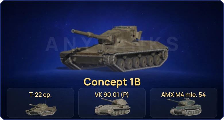 Tanks Blitz (RU) — 10 Топов | Concept 1B | Т-22 ср. | Объект 260 | VK 90.01 (P)  | Смена пароля