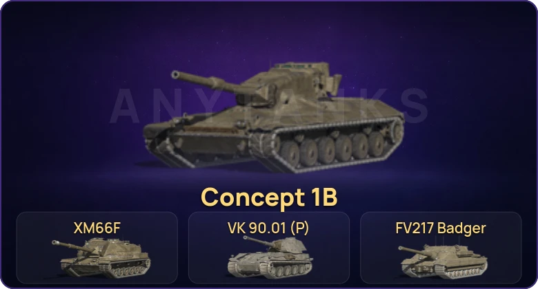 Танки Блиц — Неактив | 16 Топов | Крушитель | FV217 Badger | VK 90.01 (P) | Kampfpanzer 50 t 