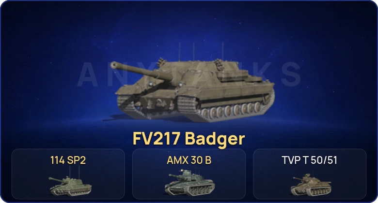 Танки Блиц — 6 Топов | AMX 30 B | FV217 Badger | 114 SP2  | Смена пароля