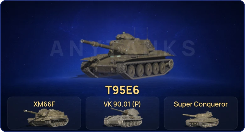 Танки Блиц — 23 Топа | Уничтожитель | Carro da Combattimento 45t | T95E6 | VK 90.01 (P) 
