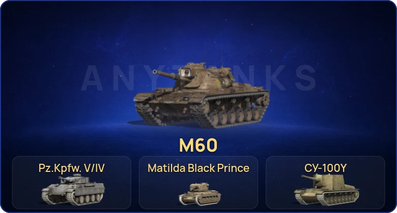 Танки Блиц — 1 Топ | M60 