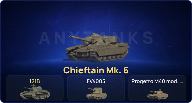 Танки Блиц — 9 Топов | 121B | Chieftain Mk. 6 