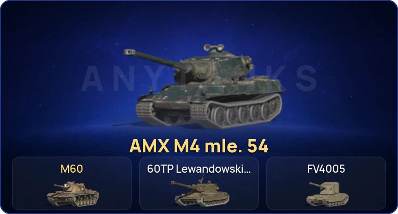 Танки Блиц — 9 Топов | AMX M4 mle. 54 | M60 