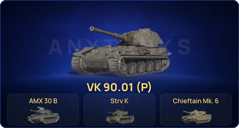 Танки Блиц — 15 Топов | Крушитель | AMX 30 B | Strv K | VK 90.01 (P)  | Смена пароля