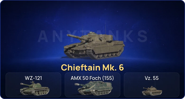 Танки Блиц — 5 Топов | Chieftain Mk. 6 