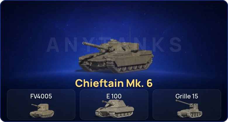 Танки Блиц — 5 Топов | Chieftain Mk. 6 