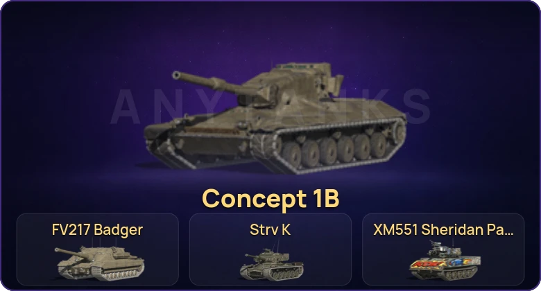 Танки Блиц — Неактив | 15 Топов | Крушитель | Strv K | FV217 Badger | Concept 1B 