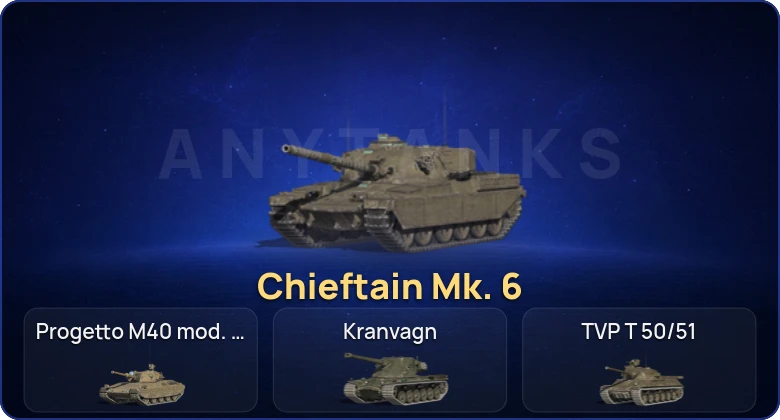 Танки Блиц — 8 Топов | Chieftain Mk. 6 