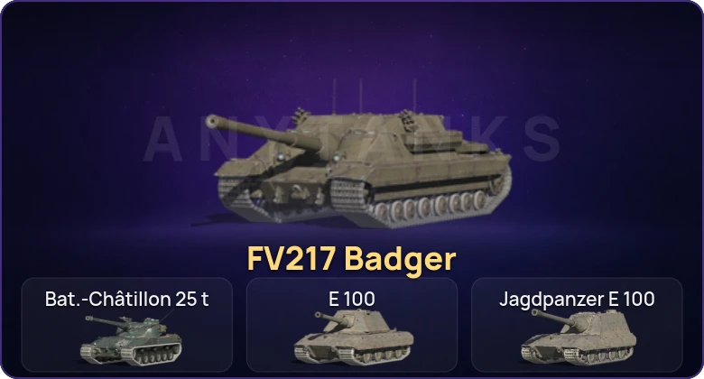 Танки Блиц — Неактив | 4 Топа | FV217 Badger  | Смена пароля