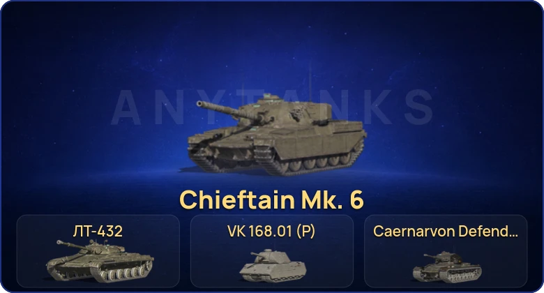 Танки Блиц — 1 Топ | Chieftain Mk. 6 