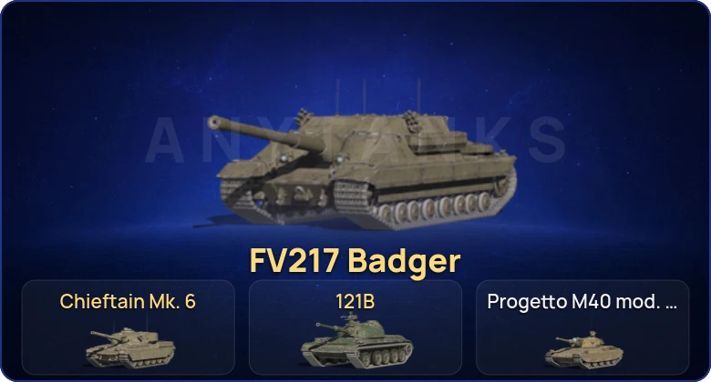 Танки Блиц — 14 Топов | Уничтожитель | FV217 Badger | 121B | Chieftain Mk. 6  | Смена пароля