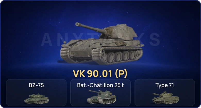 Танки Блиц — 7 Топов | Крушитель | VK 90.01 (P) 