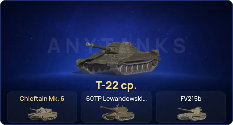 Танки Блиц — 10 Топов | Chieftain Mk. 6 | Т-22 ср. 