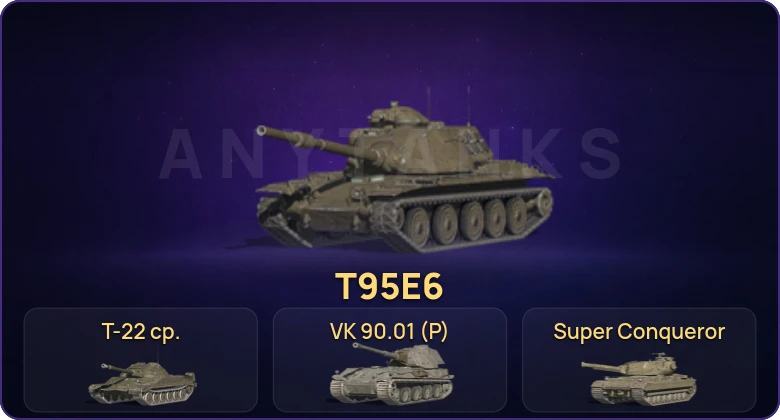 Аккаунт Танки Блиц: Неактив | 14 Топов | Carro da Combattimento 45t | FV217 Badger | T95E6 | VK 90.01 (P) 