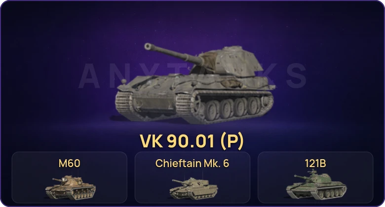 Танки Блиц — Неактив | 20 Топов | Уничтожитель | Carro da Combattimento 45t | VK 90.01 (P) | 121B 