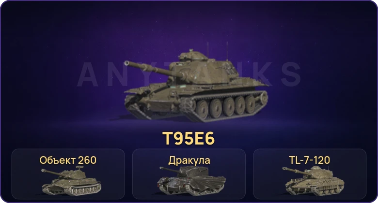Танки Блиц — Неактив | 2 Топа | T95E6 | Объект 260 