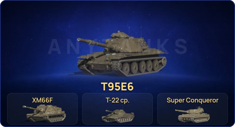 Танки Блиц — 42 Топа | T95E6 | Объект 907 | Т-22 ср. | Объект 777 Вариант II 