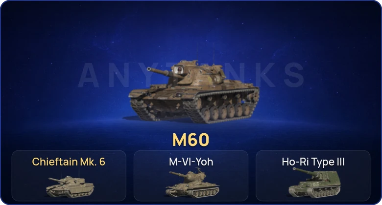 Танки Блиц — 11 Топов | Chieftain Mk. 6 | M60 