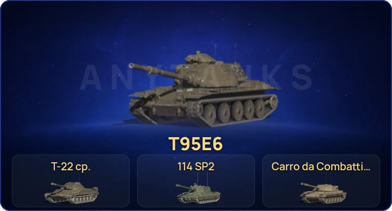 Танки Блиц — 35 Топов | Carro da Combattimento 45t | T95E6 | Объект 268 Вариант 4 | Т-22 ср. 