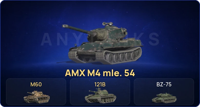 Танки Блиц — 30 Топов | Крушитель | AMX M4 mle. 54 | 121B | M60 